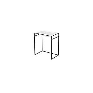 Bette BetteLux Shape cadre Q012-807 100 x 49,5 cm, blanc mat, pour lavabo