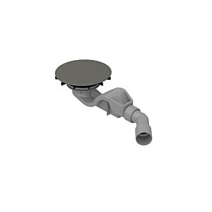 Bette BetteAir Ab-/Überlaufgarnitur B525-404AY für Duschfliese, AR Pro, graphite