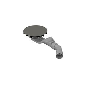 Bette BetteAir Ab-/Überlaufgarnitur B524-404 für Duschfliese, graphite