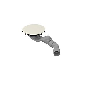 Bette BetteAir waste/overflow set B524-441AY for shower tiles, anti-slip Pro, cream