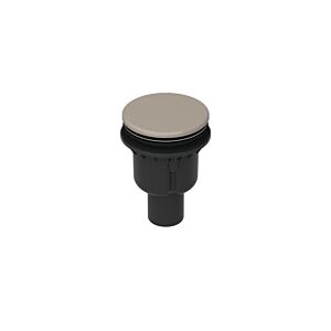 Bette ZUB shower tray shower area drain and B594-003 overflow BetteDown bah beige