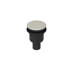 Bette ZUB shower tray shower area drain and B594-423 overflow BetteDown flax