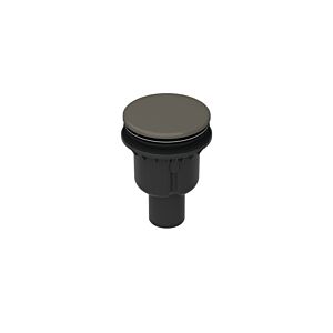 Bette ZUB shower tray shower area drain and B594-438 overflow BetteDown taupe