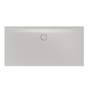 Bette BetteFloor Side shower area 3375-410PLUS 160x80cm, glaze, silver