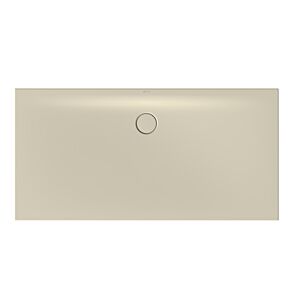 Bette BetteFloor Side zone de douche 3375-422PLUS 160x80cm, glacis, beige