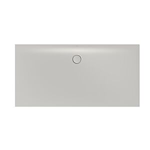Bette BetteFloor Side zone de douche 3377-410PLUS 180x90cm, glaçure, argent