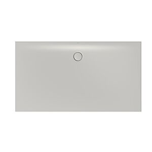 Bette BetteFloor Side zone de douche 3378-410PLUS 180x100cm, glaçure, argent