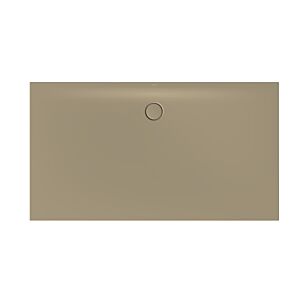 Bette BetteFloor Side zone de douche 3378-417AE 180x100cm, antidérapant / Pro , noisette