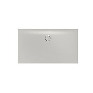 Bette BetteFloor Side Duschfläche 3379-410AE 140x80cm, Antirutsch/Pro, silver