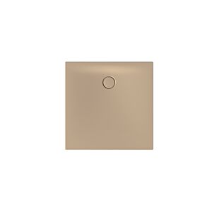 Bette BetteFloor Side zone de douche 3381-425PLUS 90x90cm, glaçure, greige