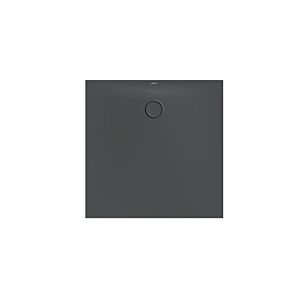 Bette BetteFloor Side zone de douche 3382-400AE 100x100cm, jusqu&#39;à 1200mm, antidérapant / Pro , corbeau