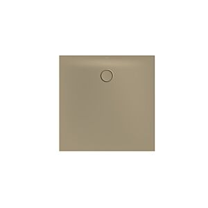 Bette BetteFloor Side zone de douche 3382-417AE 100x100cm, jusqu&#39;à 1200mm, antidérapant / Pro , noisette