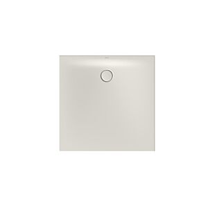 Bette BetteFloor Side zone de douche 3382-423PLUS 100x100cm, jusqu&#39;à 1200mm, glaçure, lin