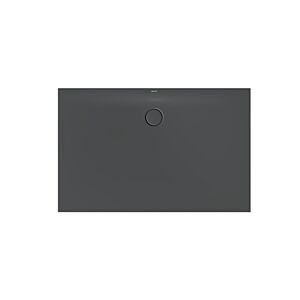 Bette BetteFloor Side zone de douche 3384-400PLUS 140x90cm, glaçure, corbeau