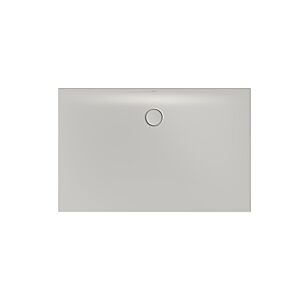 Bette BetteFloor Side zone de douche 3384-410AE 140x90cm, antidérapant / Pro , argent