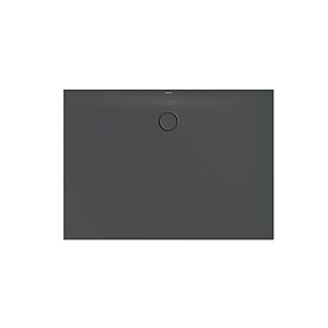 Bette BetteFloor Side zone de douche 3386-400AE 140x100cm, antidérapant / Pro , corbeau