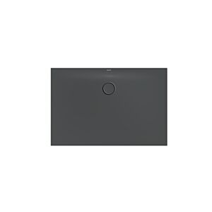 Bette BetteFloor Side zone de douche 3387-400 120x80cm, corbeau