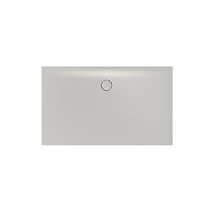 Bette BetteFloor Side zone de douche 3393-410AE 150x90cm, antidérapant / Pro , argent