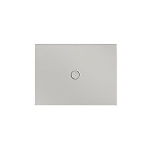 Bette BetteFloor Duschfläche 1261-410PLUS,T1 120x90cm, Glasur, Mini-Wannenträger, silver