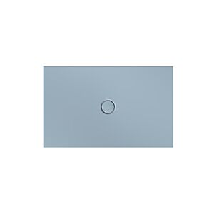 Bette BetteFloor surface 1671-418PLUS, T1 120x75cm, glaze, Mini bath support, Blue satin