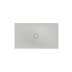 Bette BetteFloor surface de douche 1672-410PLUS 120x70cm, glaçure, argent