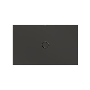Bette BetteFloor Duschfläche 5793-401PLUS,T1 130x80cm, Glasur, Mini-Wannenträger, anthracite