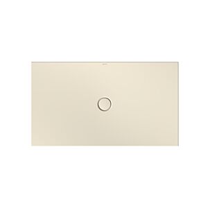 Bette BetteFloor Duschfläche 5801-001PLUS,T1 140x80cm, Glasur, Mini-Wannenträger, pergamon