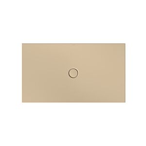 Bette BetteFloor Duschfläche 5801-003PLUS,T1 140x80cm, Glasur, Mini-Wannenträger, bahamabeige