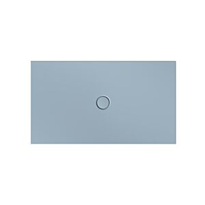 Bette BetteFloor surface 5801-418PLUS, T1 140x80cm, glaze, Mini bath support, Blue satin