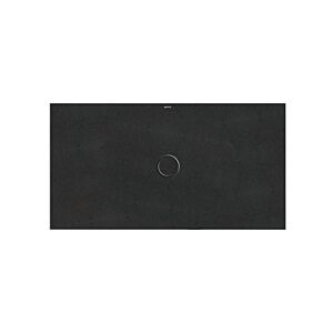 Bette BetteFloor Duschfläche 5802-790PLUS,T1 140x75cm, Glasur, Mini-Wannenträger, Midnight