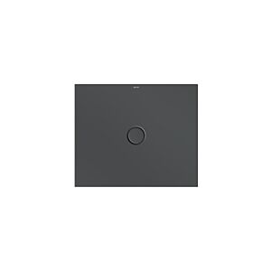 Bette BetteFloor surface 5841-400PLUS, T1 90x75cm, glaze, Mini -tub support, raven