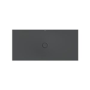Bette BetteFloor shower area 5949-400PLUS, T1 160x75cm, glaze, Mini -tub support, raven