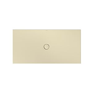 Bette BetteFloor Duschfläche 5957-441PLUS,T1 160x80cm, Glasur, Mini-Wannenträger, cream
