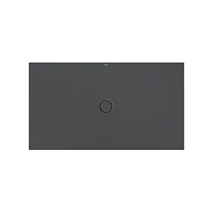 Bette BetteFloor Duschfläche 5966-400PLUS,T1 160x90cm, Glasur, Mini-Wannenträger, raven