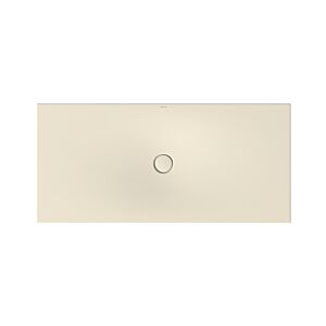 Bette BetteFloor surface de douche 5989-001PLUS 170x80cm, glaçure, pergamon
