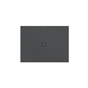 Bette BetteFloor zone de douche 1261-400PLUS, T1 120x90cm, glaçure, Mini -support de baignoire, corbeau