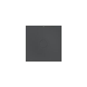 Bette BetteAir tile 7350-400PLUS,T2 900 x 900 mm, raven, rectangle, glazed titanium steel, with minimum support