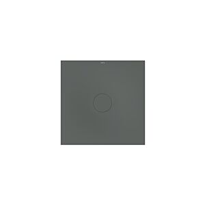 Bette BetteAir Duschfliese 7350-403PLUS,T2 900 x 900 mm, smoke, Rechteck, glasierter Titan-Stahl, mit Minimum-Täger