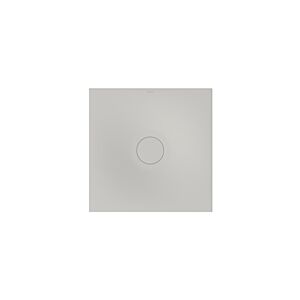 Bette BetteAir Duschfliese 7350-410PLUS,T2 900 x 900 mm, silver, Rechteck, glasierter Titan-Stahl, mit Minimum-Täger