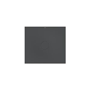 Bette BetteAir 7351-400PLUS,T2 1000 x 900 mm, corbeau, rectangle, acier au titane émaillé, avec support minimum