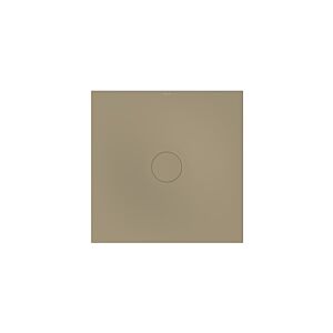 Bette BetteAir Duschfliese 7352-417PLUS,T2 1000 x 1000 mm, hazel, Rechteck, glasierter Titan-Stahl, mit Minimum-Täger