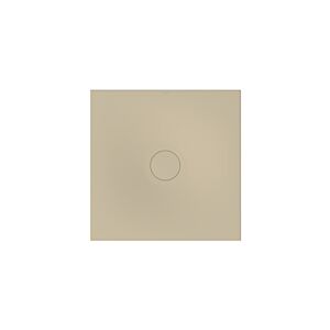 Bette BetteAir Duschfliese 7352-424AE,T2 1000 x 1000 mm, sand, Rechteck, glasierter Titan-Stahl, mit Minimum-Täger