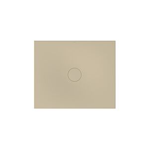 Bette BetteAir Duschfliese 7355-424AE,T2 1200 x 1000 mm, sand, Rechteck, glasierter Titan-Stahl, mit Minimum-Täger