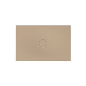 Bette BetteAir Duschfliese 7356-425PLUS,T2 1400 x 900 mm, greige, Rechteck, glasierter Titan-Stahl, mit Minimum-Täger