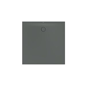 Bette BetteFloor Side zone de douche 3391-403AE 120x120cm, antidérapant / Pro , fumée
