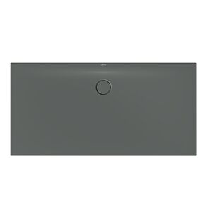 Bette BetteFloor Side Duschfläche 3375-403PLUS 160x80cm, Glasur, smoke