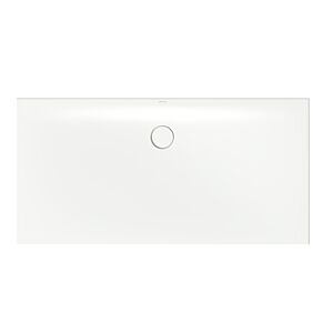 Bette BetteFloor Side zone de douche 3375-440AE 160x80cm, antidérapant / Pro , neige