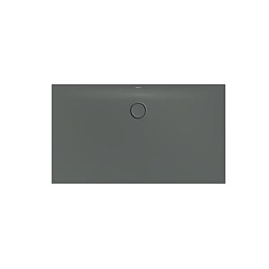 Bette BetteFloor Side zone de douche 3379-403 140x80cm, fumée