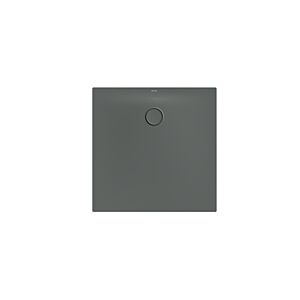 Bette BetteFloor Side zone de douche 3381-403AE 90x90cm, antidérapant / Pro , fumée