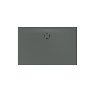 Bette BetteFloor Side zone de douche 3384-403AE 140x90cm, antidérapant / Pro , fumée